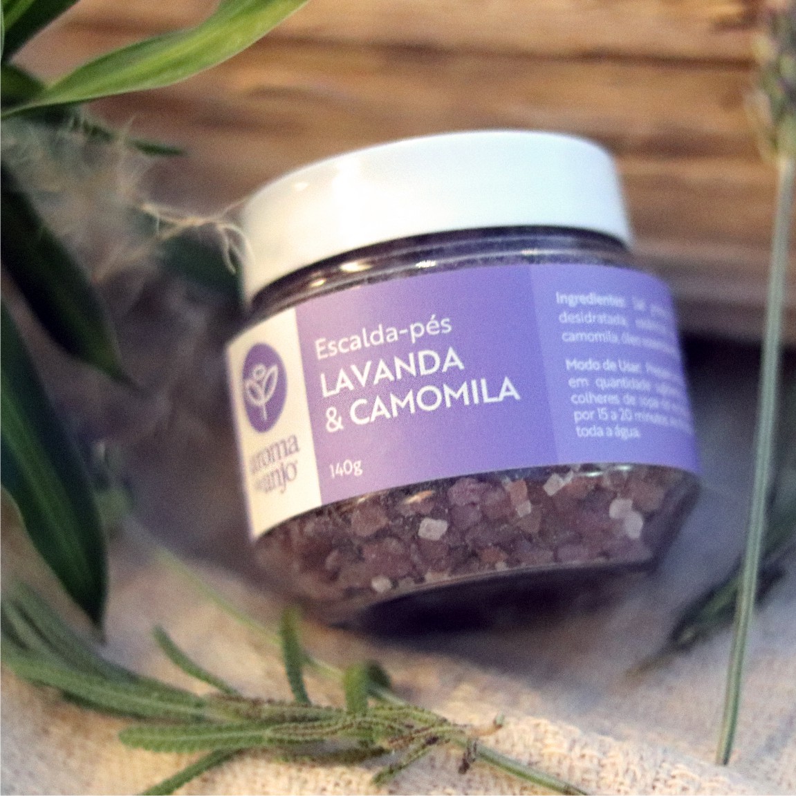 Escalda-Pés Aromaterapêutico - Lavanda & Camomila - Imagem 2