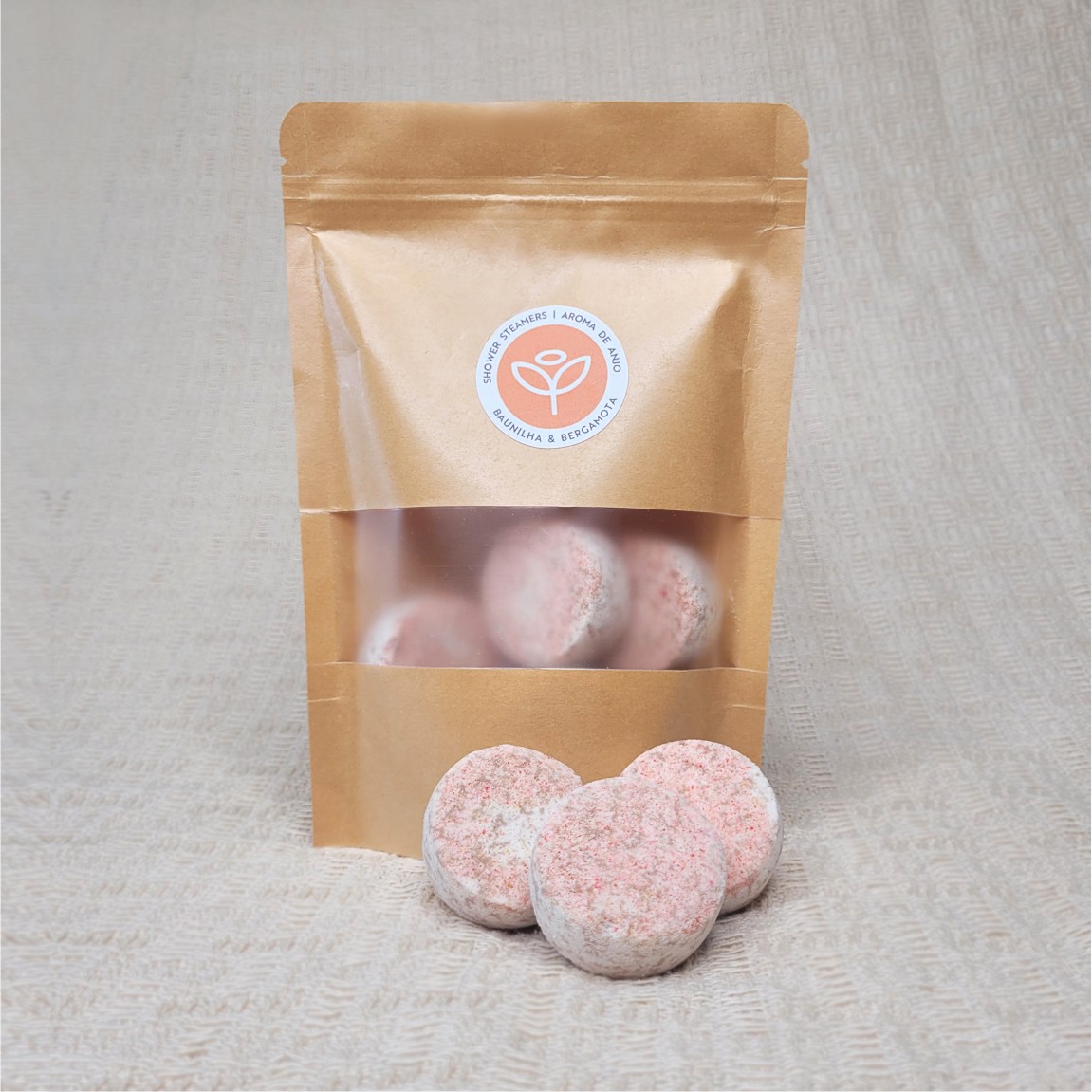 Shower Steamer Aromaterapêutico - Baunilha & Bergamota - Imagem 2