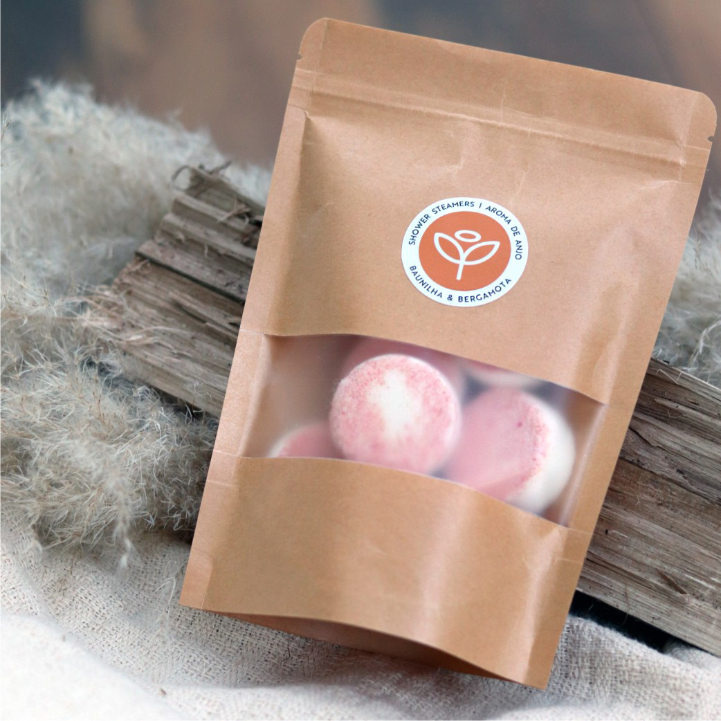 Shower Steamer Aromaterapêutico - Baunilha & Bergamota - Imagem 3