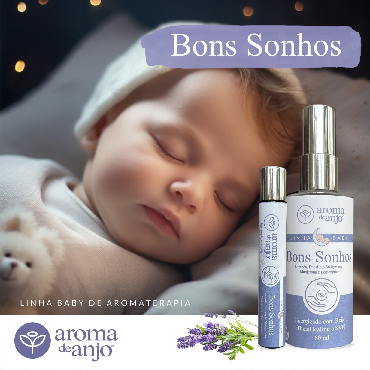 Bons Sonhos BABY - Spray 60ml - Imagem 2