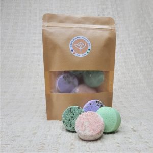 Alternative view of Shower Steamer Aromaterapêuticos -  Aromas Sortidos (Lavanda & Camomila; Capim-Limão; Baunilha & Bergamota; e Menta)