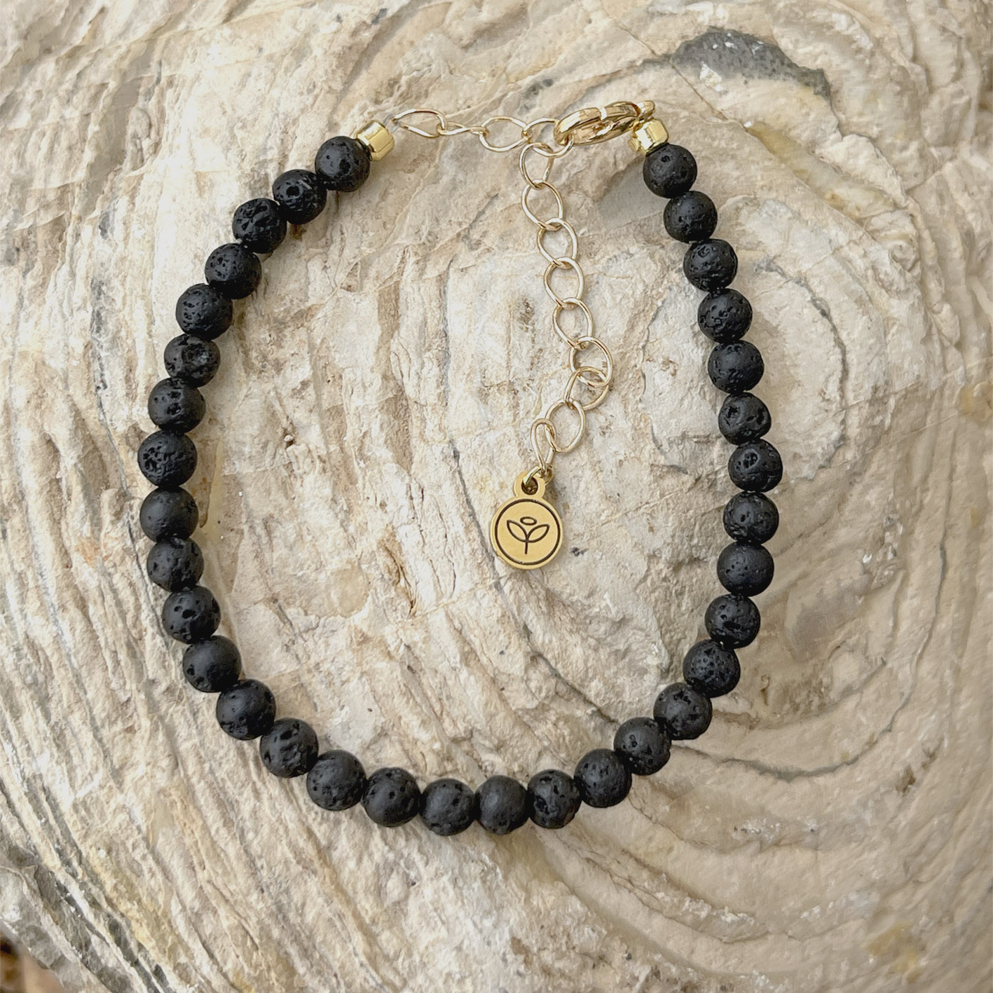 Pulseira Feminina- Lava Vulcânica - Imagem 3