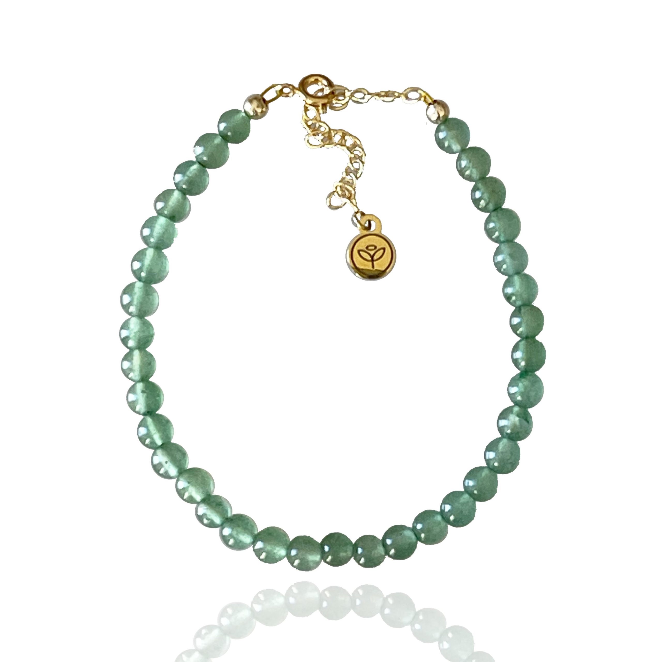 Pulseira Feminina Quartzo Verde