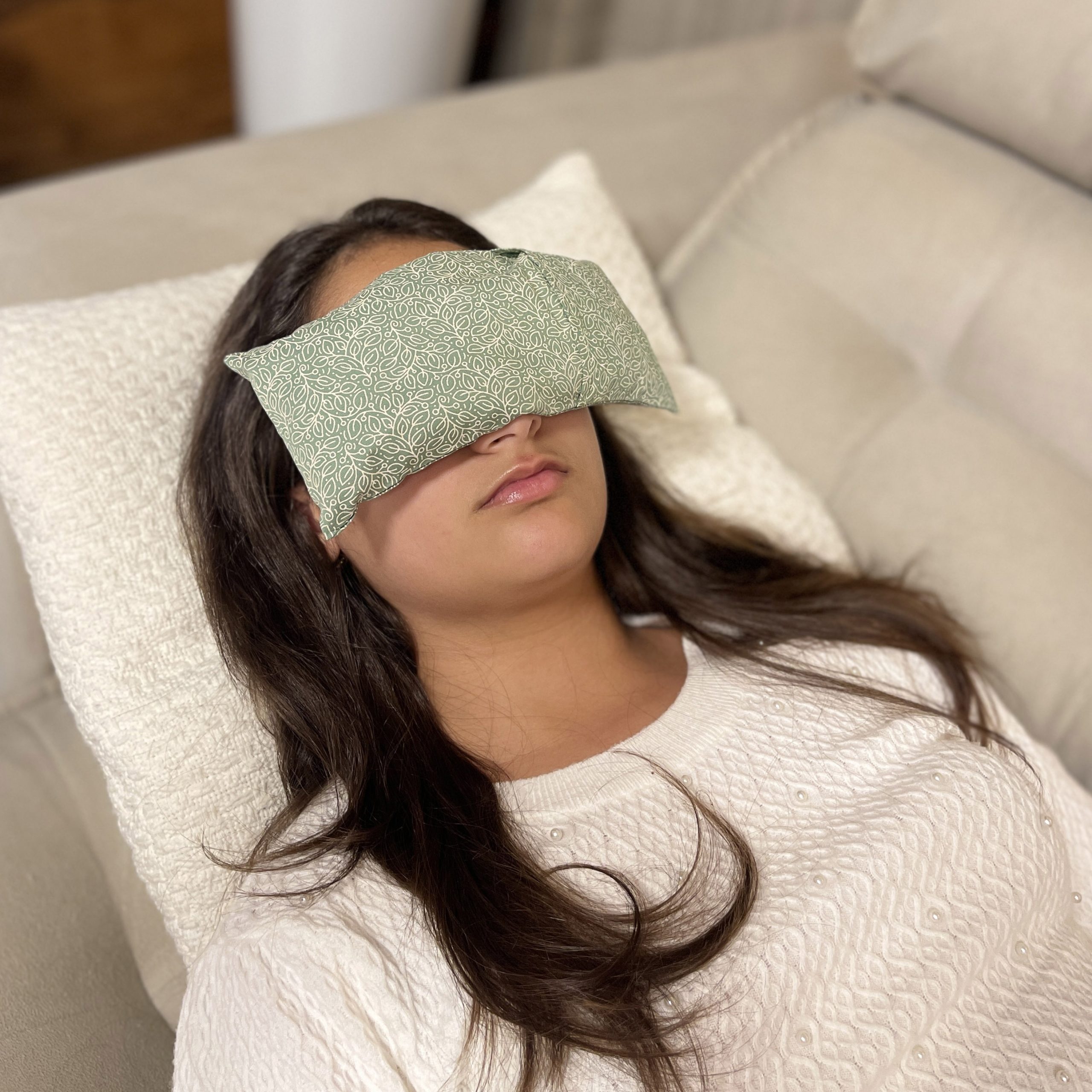 Almofada Aromaterapêutica Relaxante para os Olhos - Capim-Limão - Imagem 4