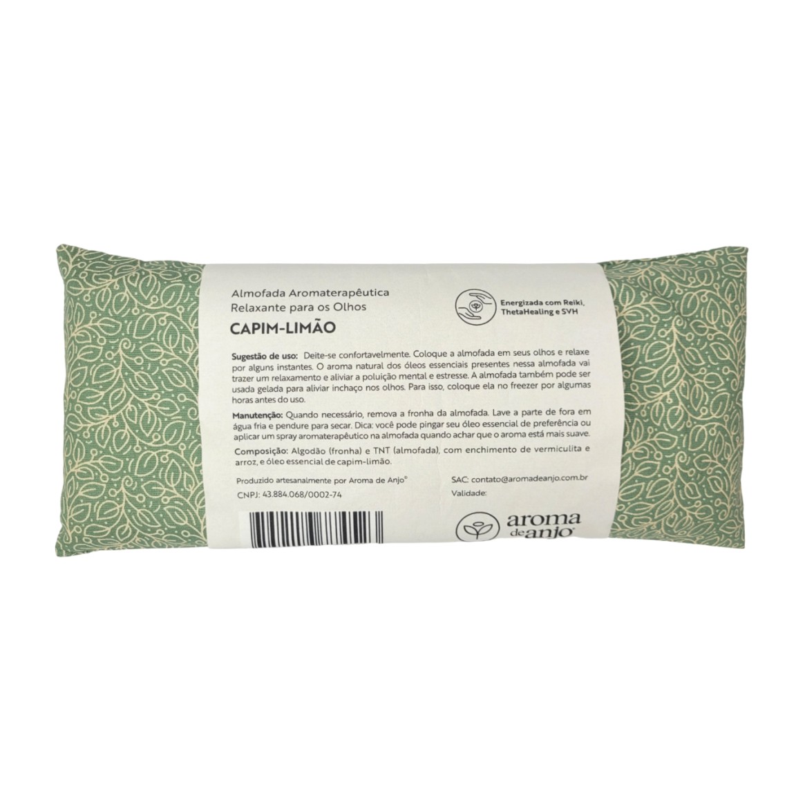Almofada Aromaterapêutica Relaxante para os Olhos - Capim-Limão - Imagem 6