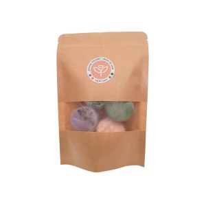 Shower Steamer Aromaterapêuticos -  Aromas Sortidos (Lavanda & Camomila; Capim-Limão; Baunilha & Bergamota; e Menta)