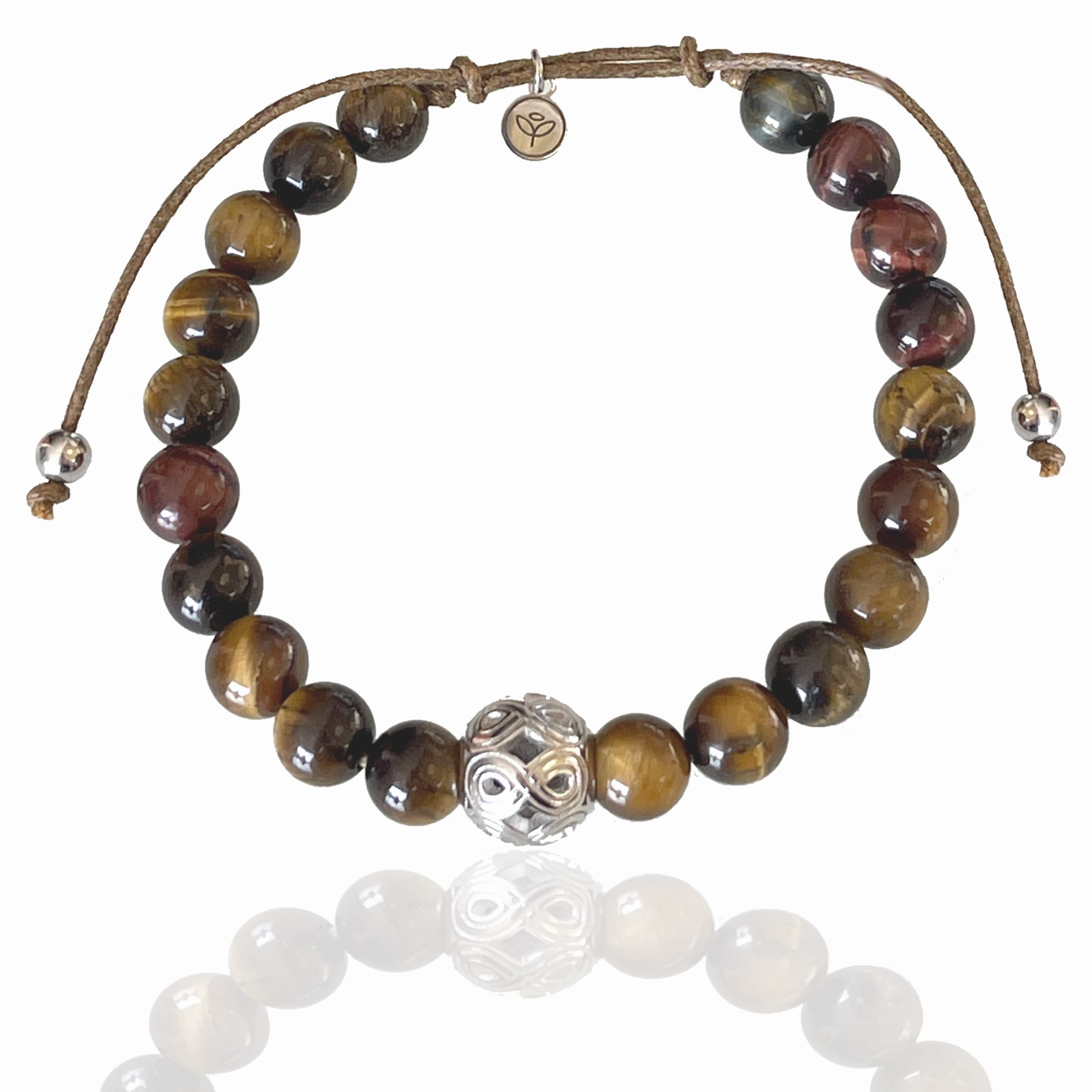 Pulseira Masculina Prosperidade - Olho de Tigre
