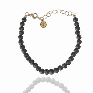Pulseira Feminina- Lava Vulcânica