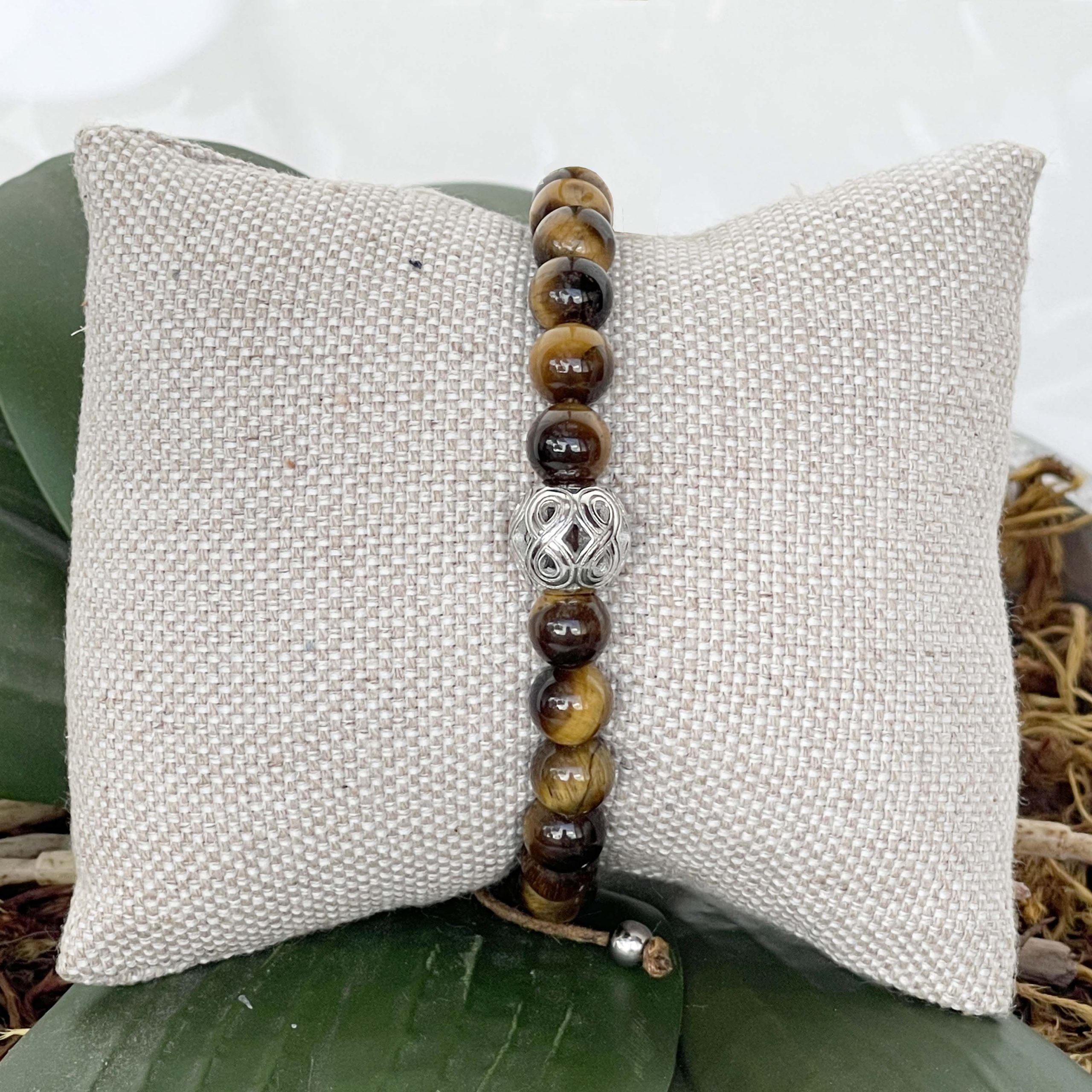 Pulseira Masculina Prosperidade - Olho de Tigre - Imagem 3