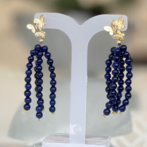 Brinco Borboletas- Lápis Lazuli - Imagem 3
