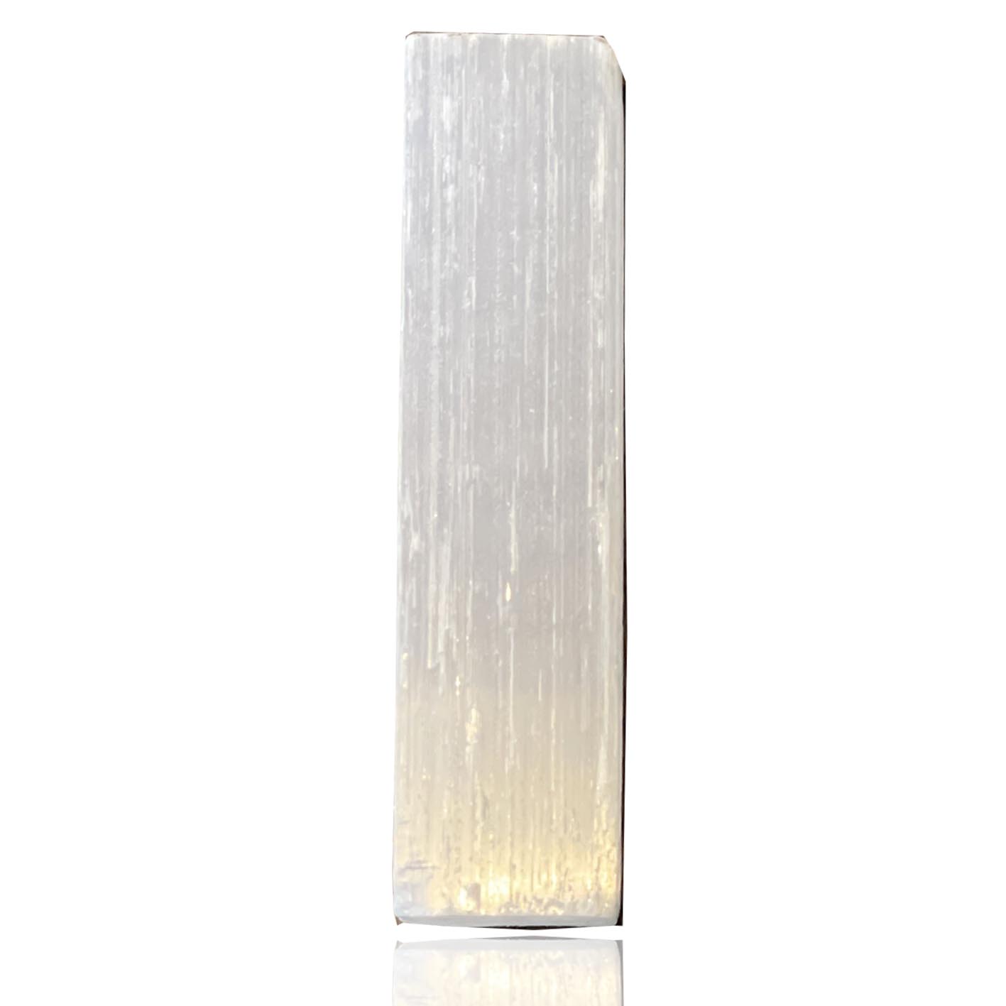 Bastão de Selenita 7cm - Limpeza e Purificação Energética.